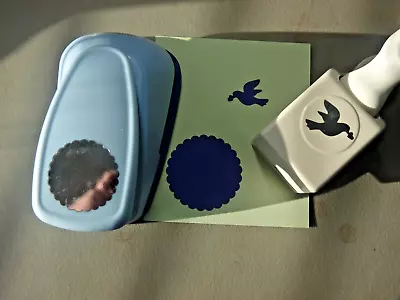 2 Paper Punches 1 Marvy Circle Scollup & 1 Martha Stewart Dove With Heart • $25