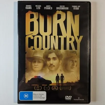 $10.90 • Buy Burn Country (DVD, 2016) James Franco Dominic Rains Region 4 *Sealed*