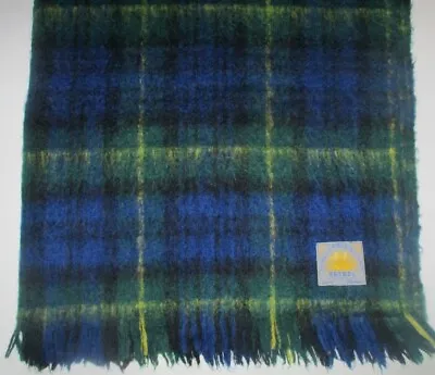 Geelong Retsol Wool Mohair Gordon Plaid Blanket 68 X 54  RS&S Australia EUC • $59.99