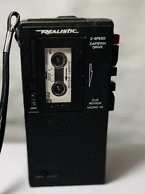 Vintage Realistic Micro-Minisette Microcassette Recorder Model (14-1016A) PARTs • $15