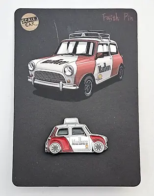 Faith Pins: Mini Cooper Marlboro Limited Edition Enamel Pin #10/500 • $39.99