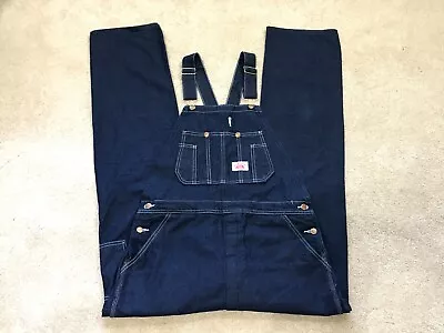 ROUND HOUSE Men's Denim Carpenter Jeans Overalls Cotton 34 X 34 • $29.99