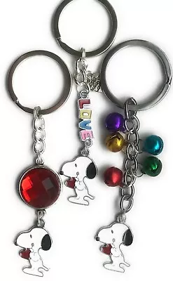£4 • Buy Snoopy / Dog Heart Keyring - Various Designs