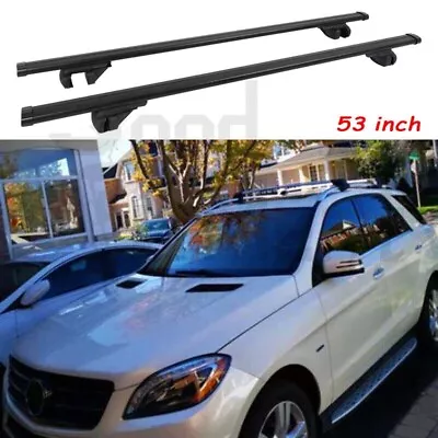 For Mercedes Benz ML350 2003-15 53  Top Roof Rack Cross Bar Cargo Carrier + Lock • $139.63