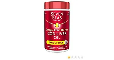 $16.99 • Buy Seven Seas One A Day Pure Cod Liver Oil  120 Capsules