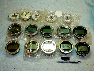 Lot Of Atomic Radio Controlled Clip In Digital Clock Inserts • $42