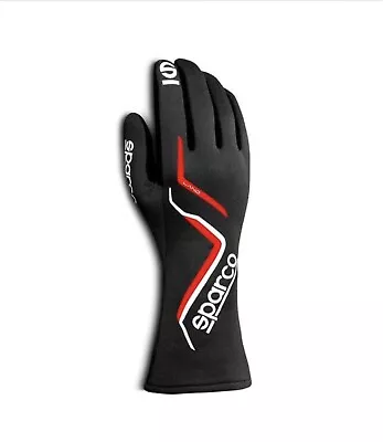 Sparco 00135711NR Land Racing Gloves  Black  Large Dize 11 • $107