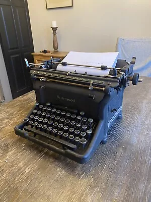 Vintage Antique Underwood Champion Manual Typewriter 1930s WORKING CONDITION!! • $180