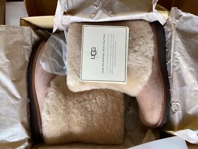 UGG AUSTRALIA Maylin Beige Pink Mushroom 3220 BOOTS SIZE 6 • £279.62