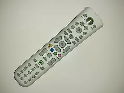 Official Microsoft Xbox 360 Large Media Remote Control White ~ XBox Retro • £6.99