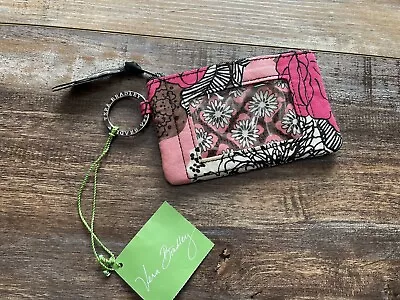 Vera Bradley Mocha Rouge Zip ID Case - New • $4.99