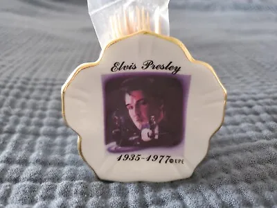 ELVIS PRESLEY 1935-1977 Vintage Mini 3  Decorative Collectible Toothpick Holder • $13.50