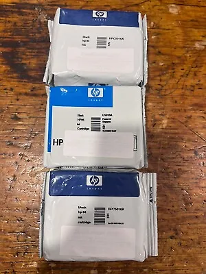 Lot Of 3 Genuine 69ml HP 84 Black Ink Cartridges • $14