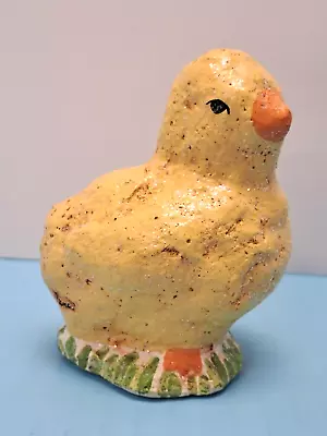 Midwest Of Cannon Falls Teena Flanner Easter Yellow Chick Signed 3.5  • $5.99
