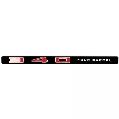 $67.93 • Buy 69 Dart Swinger  Dart GTS  340 FOUR BARREL Hood Scoop Emblem Insert.  1
