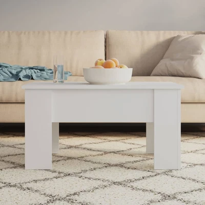 $123.09 • Buy Coffee Table White 31.1 X19.3 X16.1  Engineered Wood E1V8