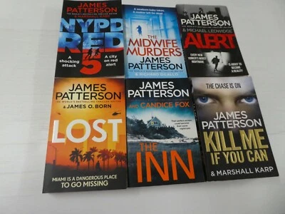 $65.03 • Buy Lot Of 6 X James Patterson Books (Medium Paperbacks) CGBL
