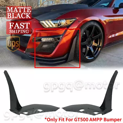 For Ford Mustang 15-21 GT500 AMMP Bumper Front Corner Spoiler Winglet Splitters • $62.49