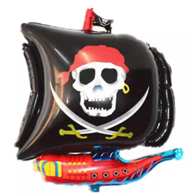 Pirate Ship Balloon Large Pirate Ship Mylar Foil Balloon • $7