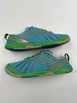 MERRELL BAREFOOT ROAD GLOVE DASH 2 Women's Size 7.5 Running Shoe J58094 Blue • $56
