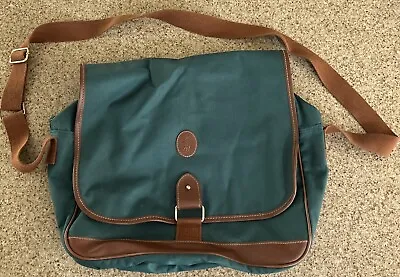 Vintage Polo Ralph Lauren Shoulder Laptop Messenger Bag Green/Brown. • $14.50