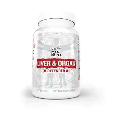 Rich Piana 5% Nutrition LIVER & ORGAN DEFENDER 270 Capsules ON/OFF Cycle Support • £32.99