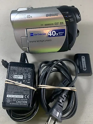 READ Parts Or Repair Only Sony Handycam DCR-DVD108 Camcorder W/ AC-L200 Cord • $24.95