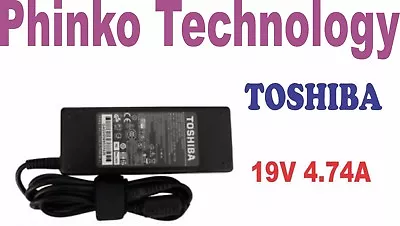Original Adapter Charger TOSHIBA Satellite C640 C650 C650D C660 C660D C665 90W • $33