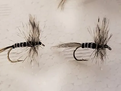 ( Fly-fishing-flies)** Classic Mosquito  ** 2 Flies ** Size 8   • $4.99