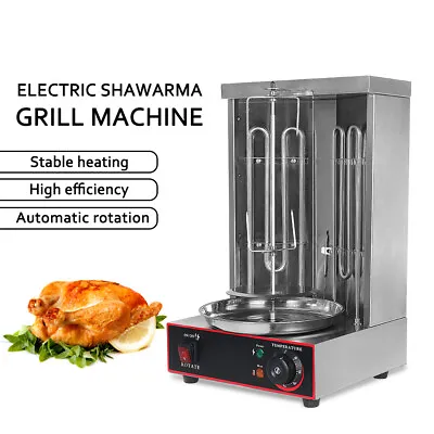 Electric Shawarma Gyros Grill Stainless Steel Commercial Kebab Machine AU • $320