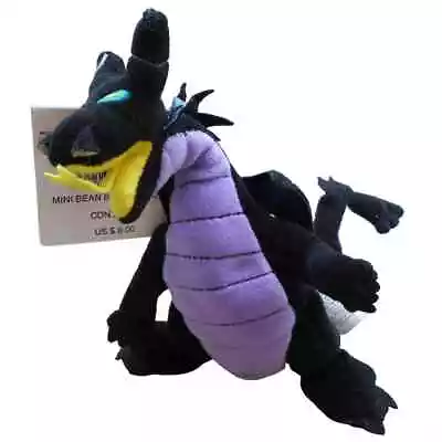 Sleeping Beauty Black Dragon Maleficent W/Tag Disney Store Mini Bean Bag • $10