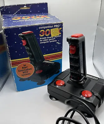 $49.99 • Buy Competition Pro 300X Arcade Joystick Controller Atari 2600 Commodore. With Box