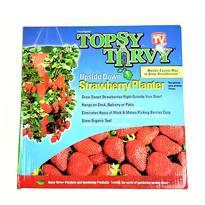 Topsy Turvy ~ Upside Down Strawberry Planter~Grows Up To 15 Quarts • $16.99