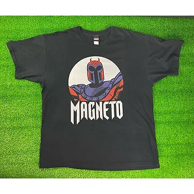 Mad Engine Marvel 2012 Magneto X-Men Black T-Shirt Men’s Size XL • $45