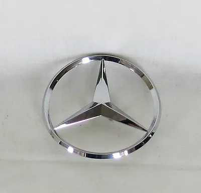 08-14 Mercedes C300 C350 Rear Emblem Trunk Chrome Star Badge Symbol Genuine OEM • $13.99