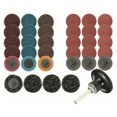 35Pc Sanding Discs Set 2  Type R Roll Lock Discs Pads Sanding Roloc Abrasives  • $14.95