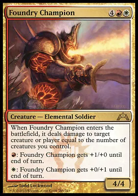 Magic The Gathering MTG Foundry Champion (165) Gatecrash   LP • $0.99