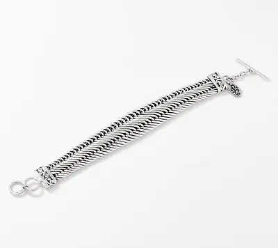 $224.99 • Buy Lois Hill Sterling Silver Tapered Bracelet, 7-1/4  - Qvc $500