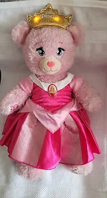 £3.50 • Buy Build A Bear Pink Disney Princess Bear With Crown Stuffed Plush 17 