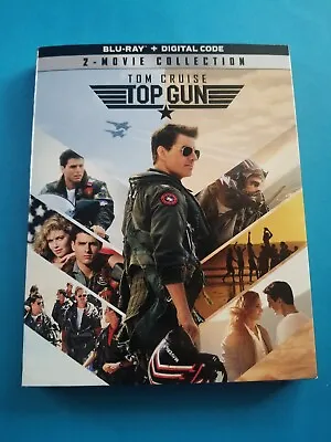 NEW - Top Gun: 2-Movie Collection (Blu-ray + Digital 2022) Maverick • $17.88