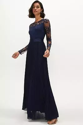 COAST Embroidered Long Sleeve Maxi Dress • £48