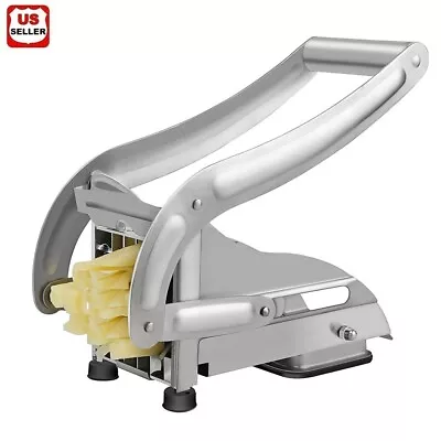 Stainless Steel French Fry Cutter Potato Vegetable Slicer Chopper Dicer 2 Blade • $18.98