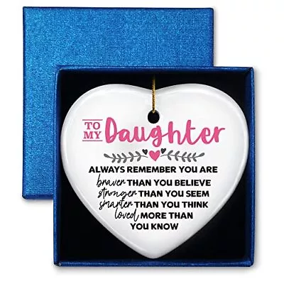 Daughter Gifts From Mom Dad You Are Loved More Than You Know Ornament Keeps... • $20.62