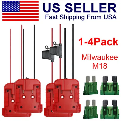 💯4X DIY Power Wheels Adapter Compatible With Milwaukee M18 18V Battery Dock • $11.99