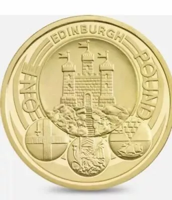 2011 Edinburgh City Royal Capital Series One Pound Coin No Longer In Circulation • £12.40