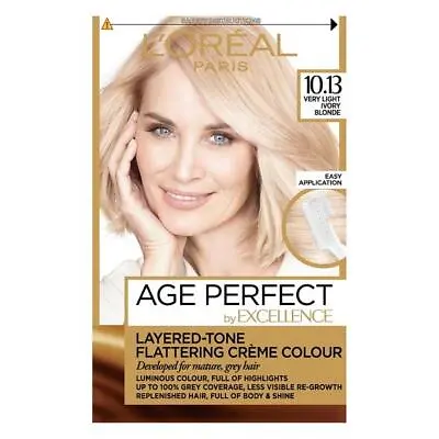 L'Oreal Age Perfect Permanent Creme Colour 10.13 Very Light Ivory Blonde • £12.90