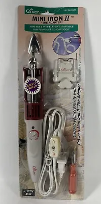 Clover Mini Iron II “The Adapter” Quilting Sewing Quilting Floral Crafting New • $21.49