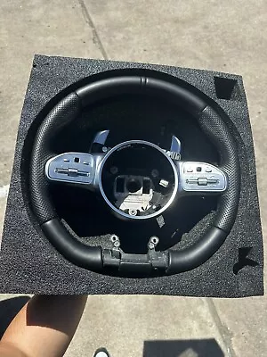 Mercedes-Benz OEM AMG G63 C63 E63 S63 2019-2024 Full Leather Steering Wheel G550 • $300