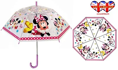 Disney's Minnie Mouse Transparent UmbrellaOfficial Licensed • £12.99