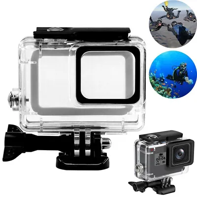 Waterproof Diving Black Camera Accessories 45m Housing Case For GoPro Hero 7 6 5 • $18.35